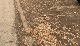 Blato od lišća u Ulici Ivana Gorana Kovačića