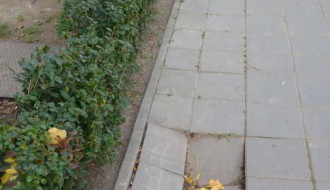 Prozivka - šetalište: oštećenja