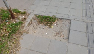 Prozivka - šetalište: oštećenja