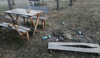 Uništavanje mesta za odmor na Majdanu