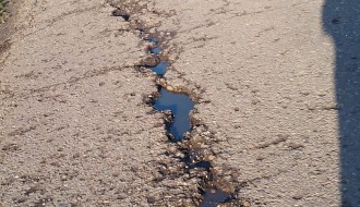 Udarne rupe u Ulici Starine Novaka