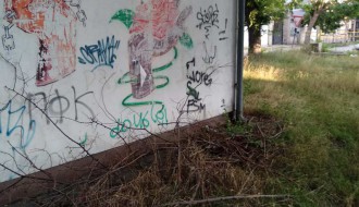 Ruglo na uglu ulica Plitvičke i Bore Stankovića