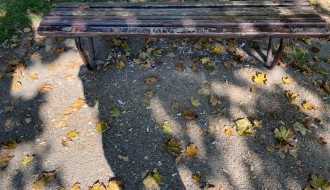 Zapušten park na uglu Somborskog puta i Gajeve