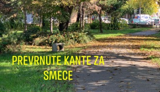 Zapušten park na uglu Somborskog puta i Gajeve