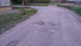 Udarne rupe u Batinskoj ulici