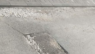 Udarna rupa u Ulici Save Šumanovića