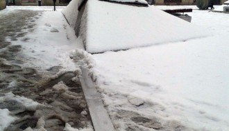 Upozorenje na opasno klizave površine