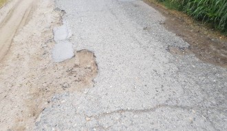 Put u Gornjem Tavankutu prepun rupa