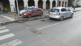 Nestala šahta na raskrsnici kod hotela "Patria"