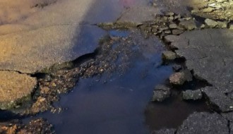 Rupe na putu u ulici Ivana Milankovića