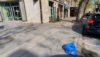 Ukradena kanta za smeće u ulici Vladimira Nazora