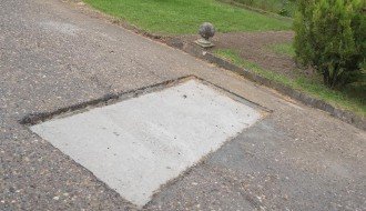 Nedovršeni radovi na kolovozu u Batinskoj ulici