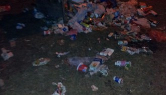 Razbacano smeće u Aleksandrovu