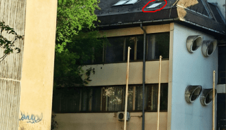 Ispao krovni prozor na zgradi u Tokiju