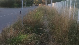 Staza iza medicinske škole nije dostupna pešacima