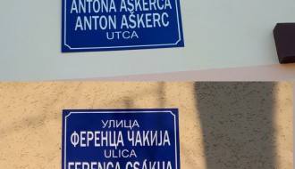 Table sa nazivima ulica nisu po pravopisu jezika