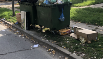 Ugao Save.Kovačevića i Kireške - javna deponija