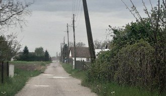 Nagnuta bandera elektrovoda u Jorgovanskoj ulici