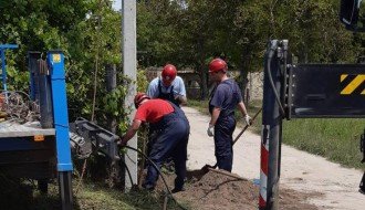 Nagnuta bandera elektrovoda u Jorgovanskoj ulici