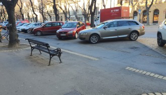 Parkiranje na površinama koje nisu predviđene za to (centar grada)
