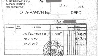 JKP "Parking" izdaje nota račune