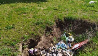 Nesavesno odlaganje otpada kod nekadašnjeg mosta na Y kraku