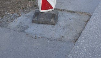 Ogromne rupe duž ulice Isidore Sekulić