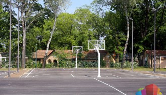 Sportski tereni na Paliću - odvajanje terena žicom