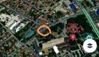 Čišćenje kanalizacionih odvoda ispred bolnice