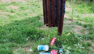 Smeće oko jezera Palić