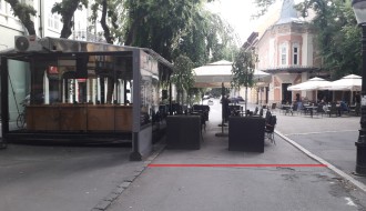 Otežana vožnja biickla u centru grada