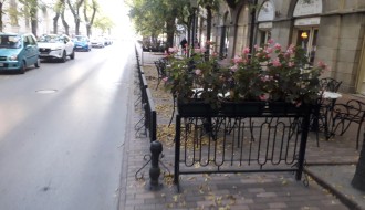 Otežana vožnja biickla u centru grada