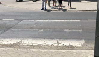 Pešački prelaz kod OŠ Sečenji Ištvan