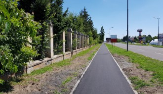 Biciklistička i pešačka staza od OMV pumpe do Palića u mraku