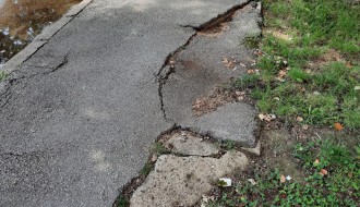 Problem s drvetom i trotoarom na raskrsnici ulica Čat Geze i Zetske