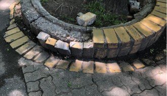 Više oštećenja pešačke zone u centru grada