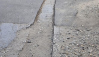 Isečen put u Uskočkoj ulici