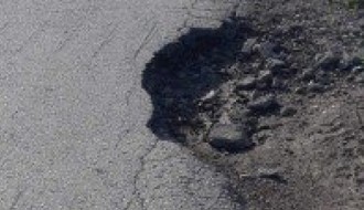 Udarne rupe na Bikovačkom putu