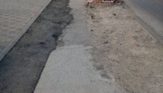 Građevinski otpad na javnoj površini