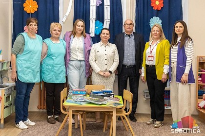 Predstavnici Nacionalnog saveta Bunjevaca u poseti vrtiću "Dičija srića"