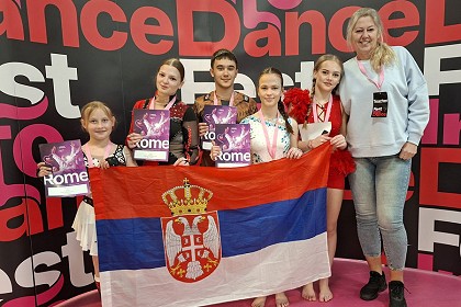 Sedam zlatnih medalja za Plesni klub "Stars" u Rimu