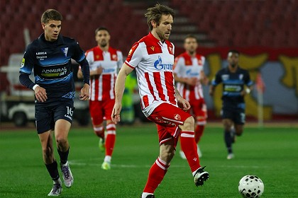 Fudbal: Spartak posle velike borbe poražen od Zvezde