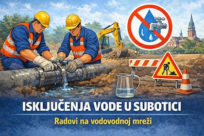 Ulica Ferenca Mora u Bačkim Vinogradima sutra bez vode