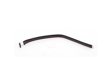 Muski konektor kabl za LED traku 4 pina 5-24V RGB crn/crv