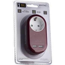 Utikac – uticnica + 2 USB punjac 2.1A bordo