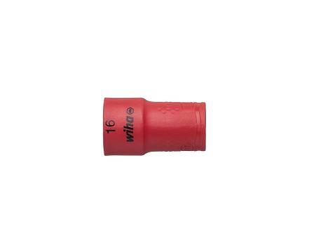 246 Izolovani nasadni kljuc 16mm x 3/8 za gedoru crvena