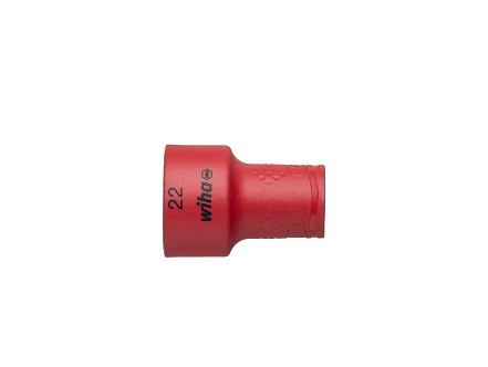 246 Izolovani nasadni kljuc 22mm x 3/8 za gedoru crvena