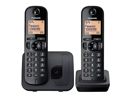 PANASONIC BEŽIČNI TELEFON KX-TGC212FXB DUO CRNI