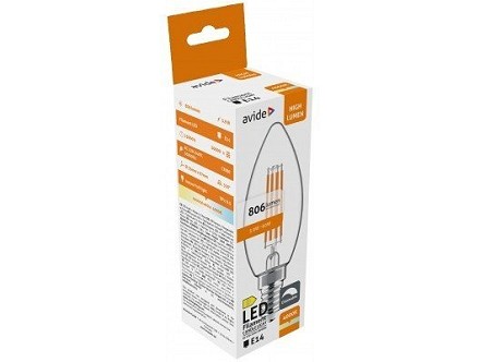 LED filament sveca 5.9W NW 4000K Dimabilna