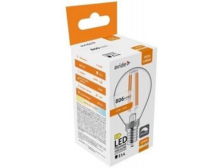 LED filament lopta Mini 5.9W NW 4000K Dimabilna E14